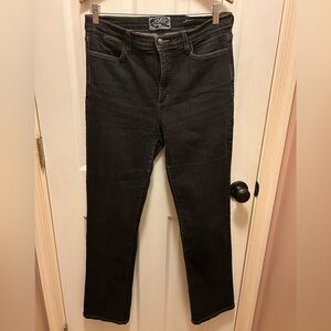 NYDJ Dark Wash Straight Leg Jeans Sz 10